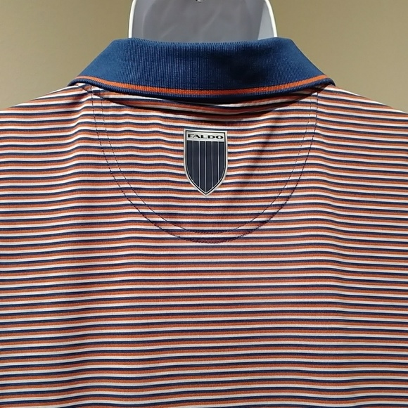 FALDO CLARET & GREEN GOLF POLO SHIRT - Picture 3 of 8